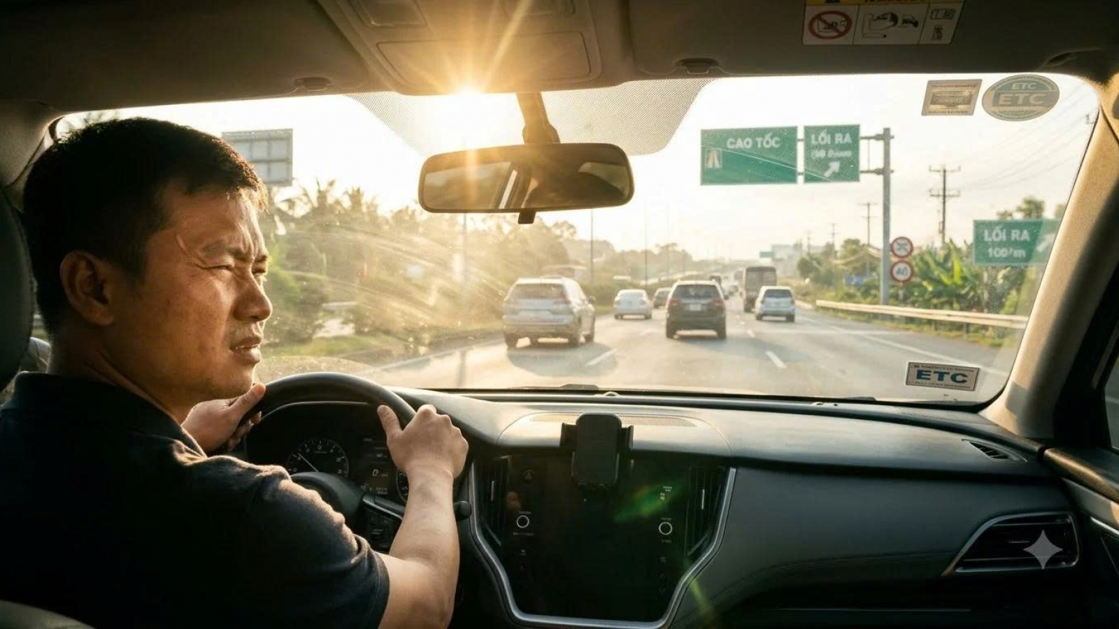 Hướng nắng mặt trời ở đâu trong thiết kế cao tốc trục ngang?
