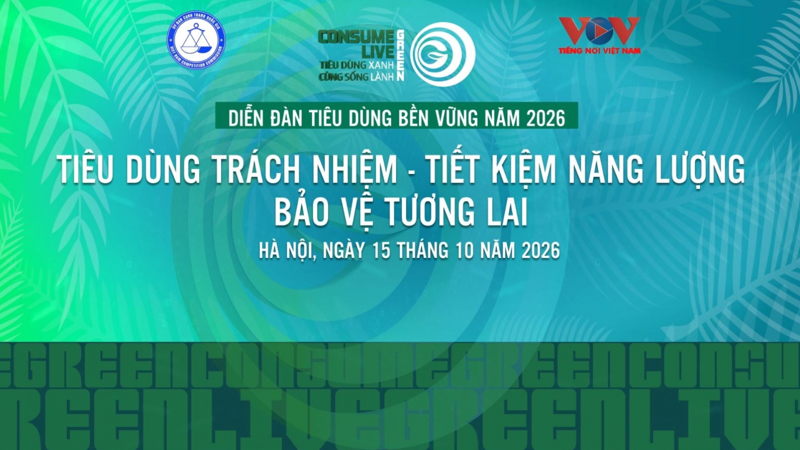 Ngày 15/10 sẽ diễn ra "Diễn đàn Tiêu dùng bền vững 2026"