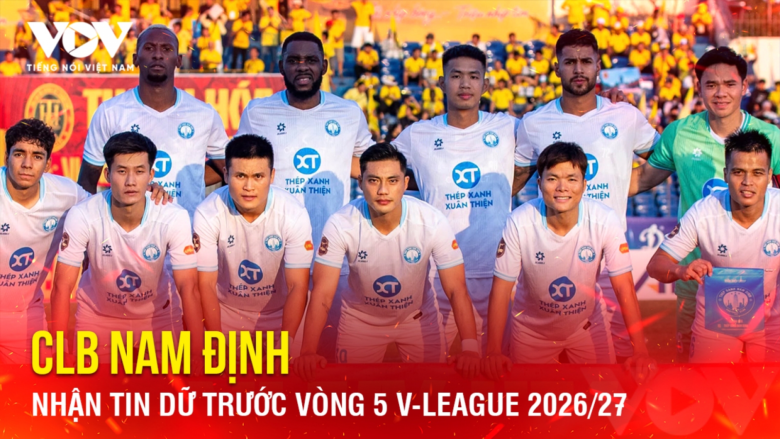 Tin bóng đá 21-10: CLB Nam Định nhận tin dữ trước vòng 5 V-League 2026/27