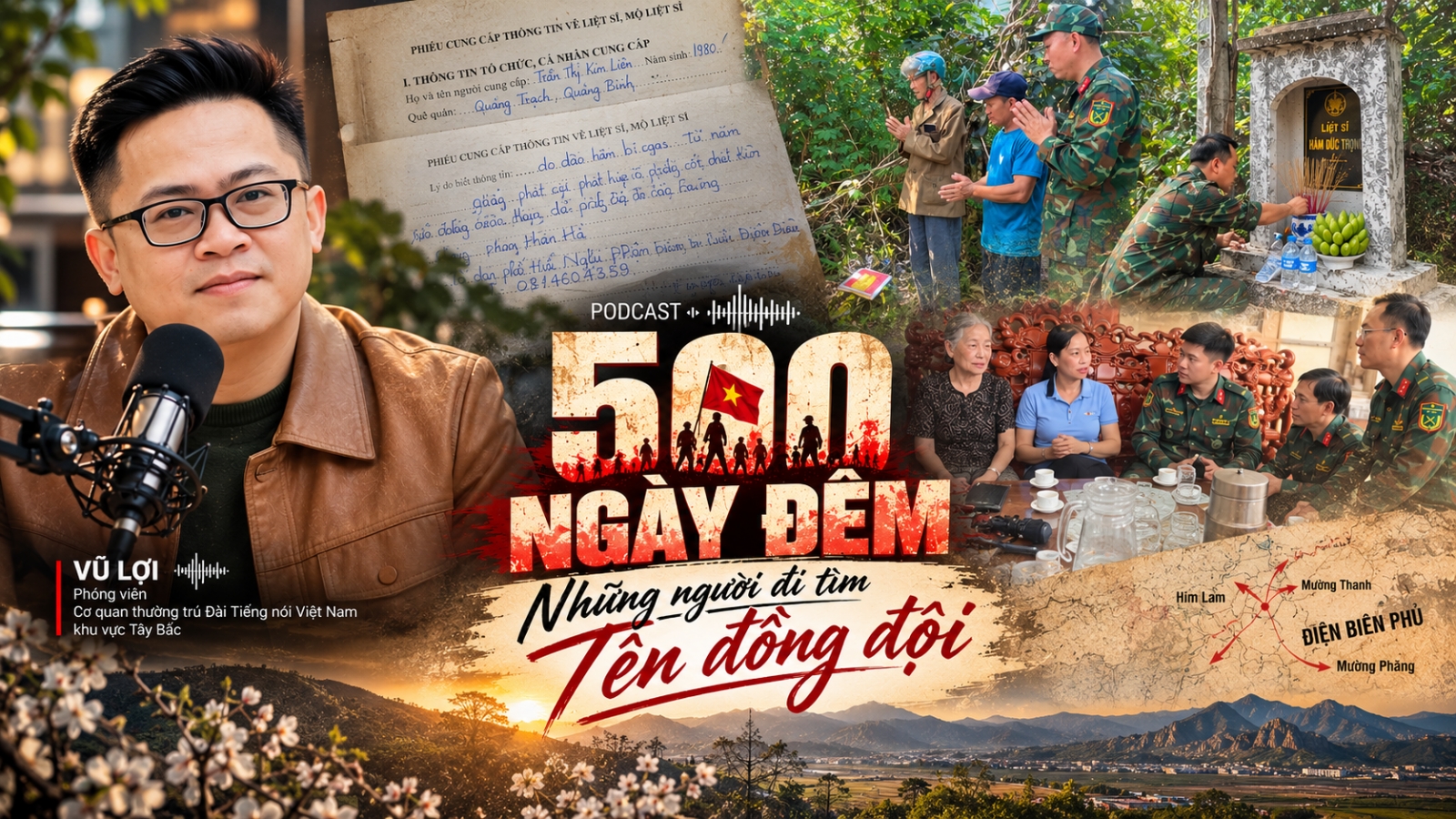 500 ngày đêm, những người đi tìm tên đồng đội ở Điện Biên