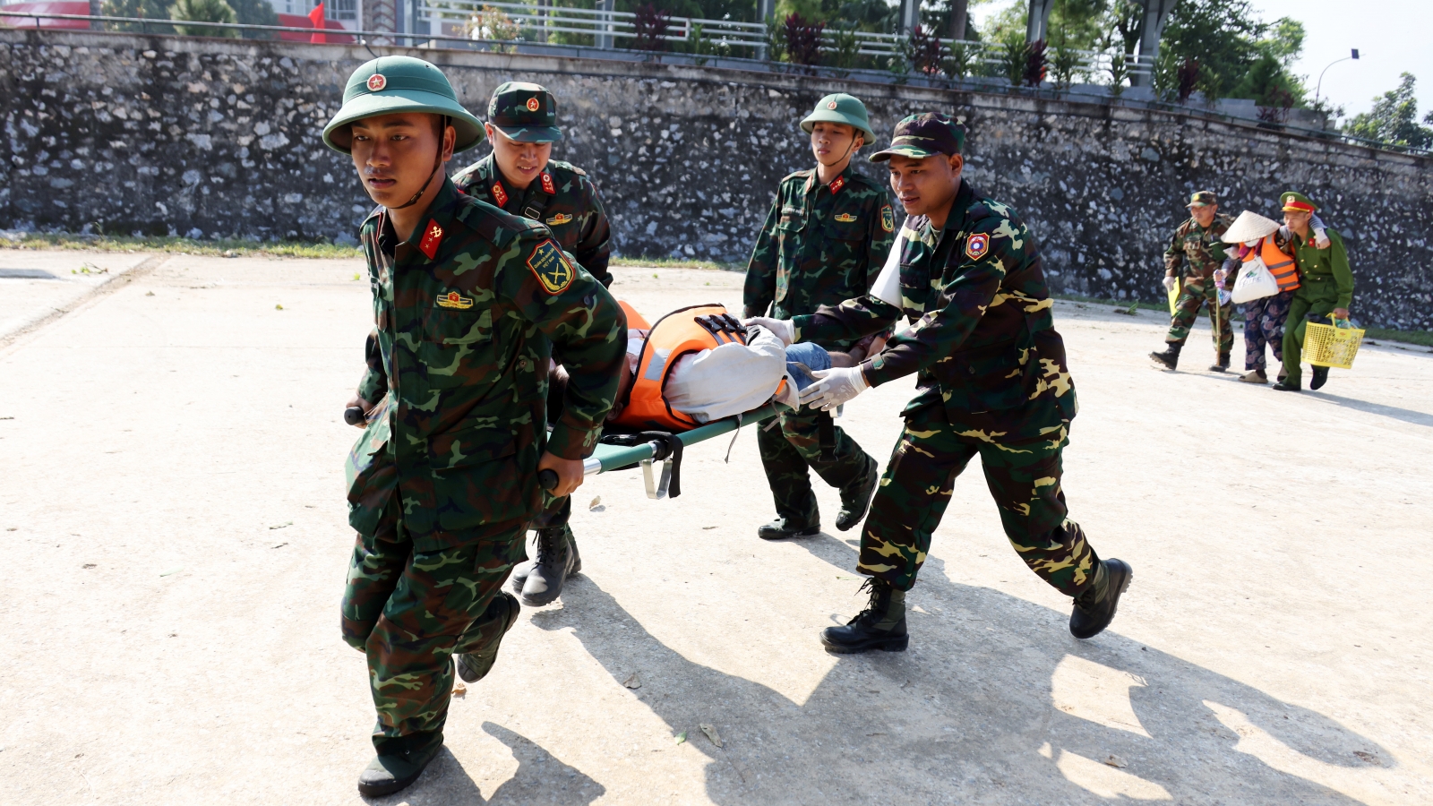 Quân đội 3 nước Việt Nam - Lào - Campuchia diễn tập chung phòng thủ dân sự