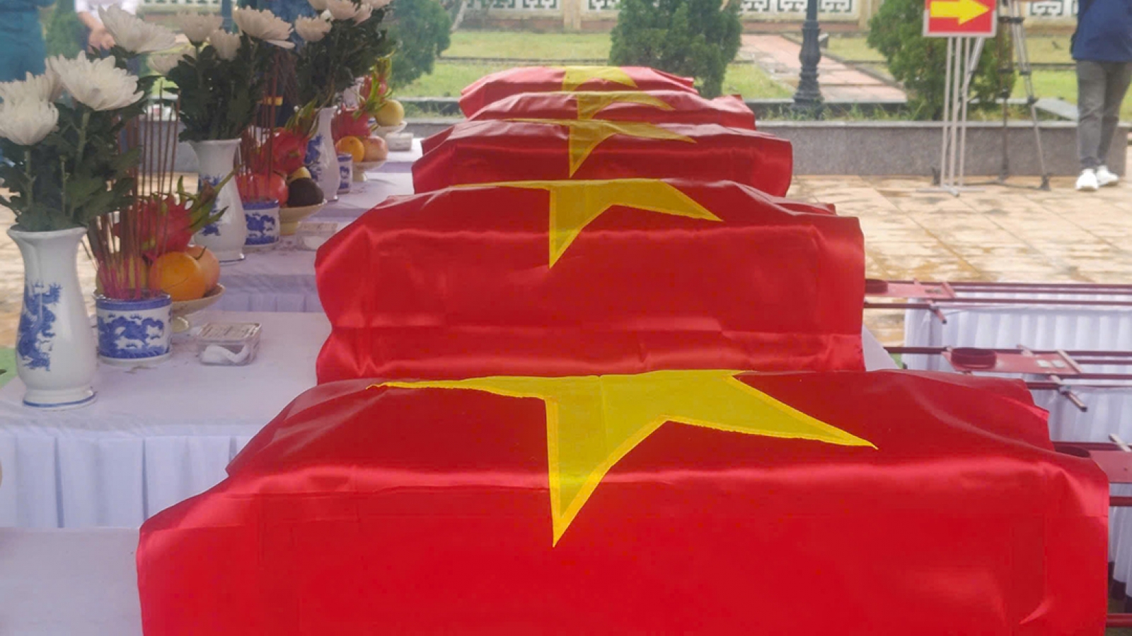 Đà Nẵng truy điệu, an táng 5 hài cốt liệt sĩ