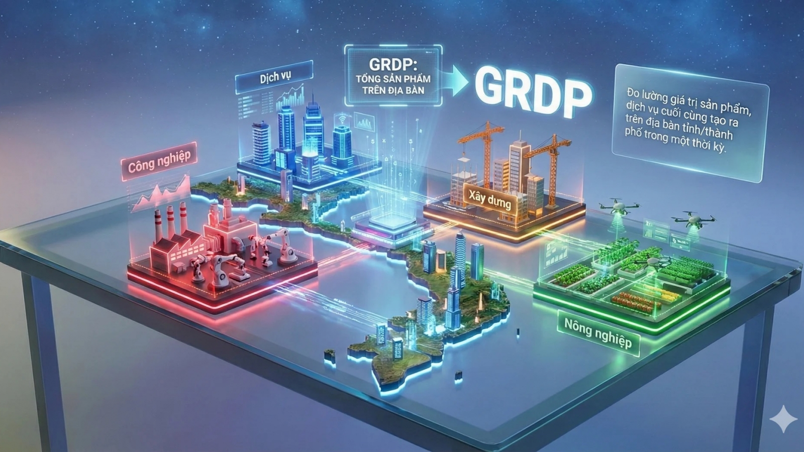 GRDP 34 tỉnh, thành sau 9 tháng: Địa phương nào đang dẫn đầu cuộc đua tăng trưởng?