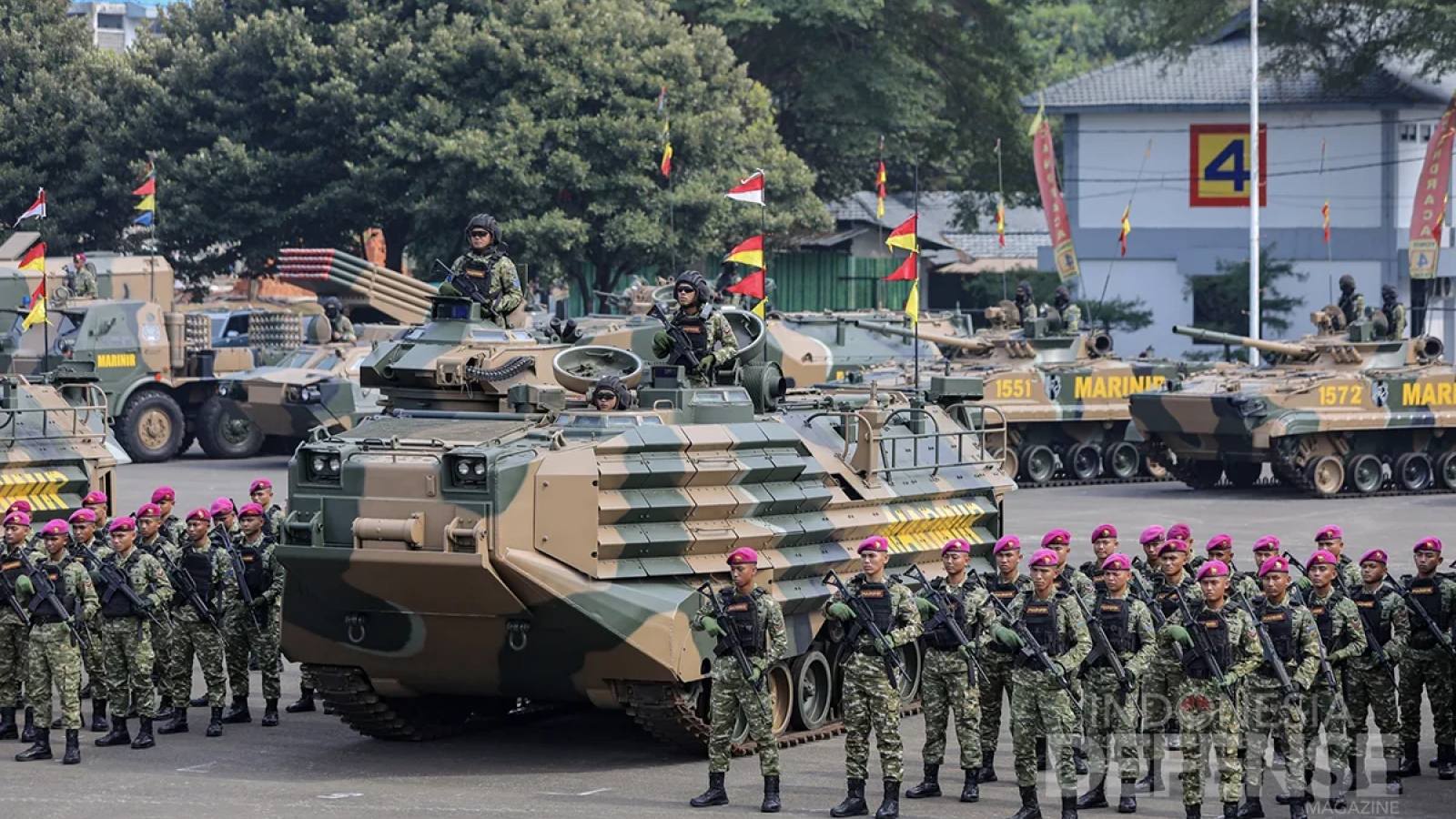 Indonesia tiếp nhận 12 xe chiến đấu đổ bộ AAV M-35 do Mỹ sản xuất