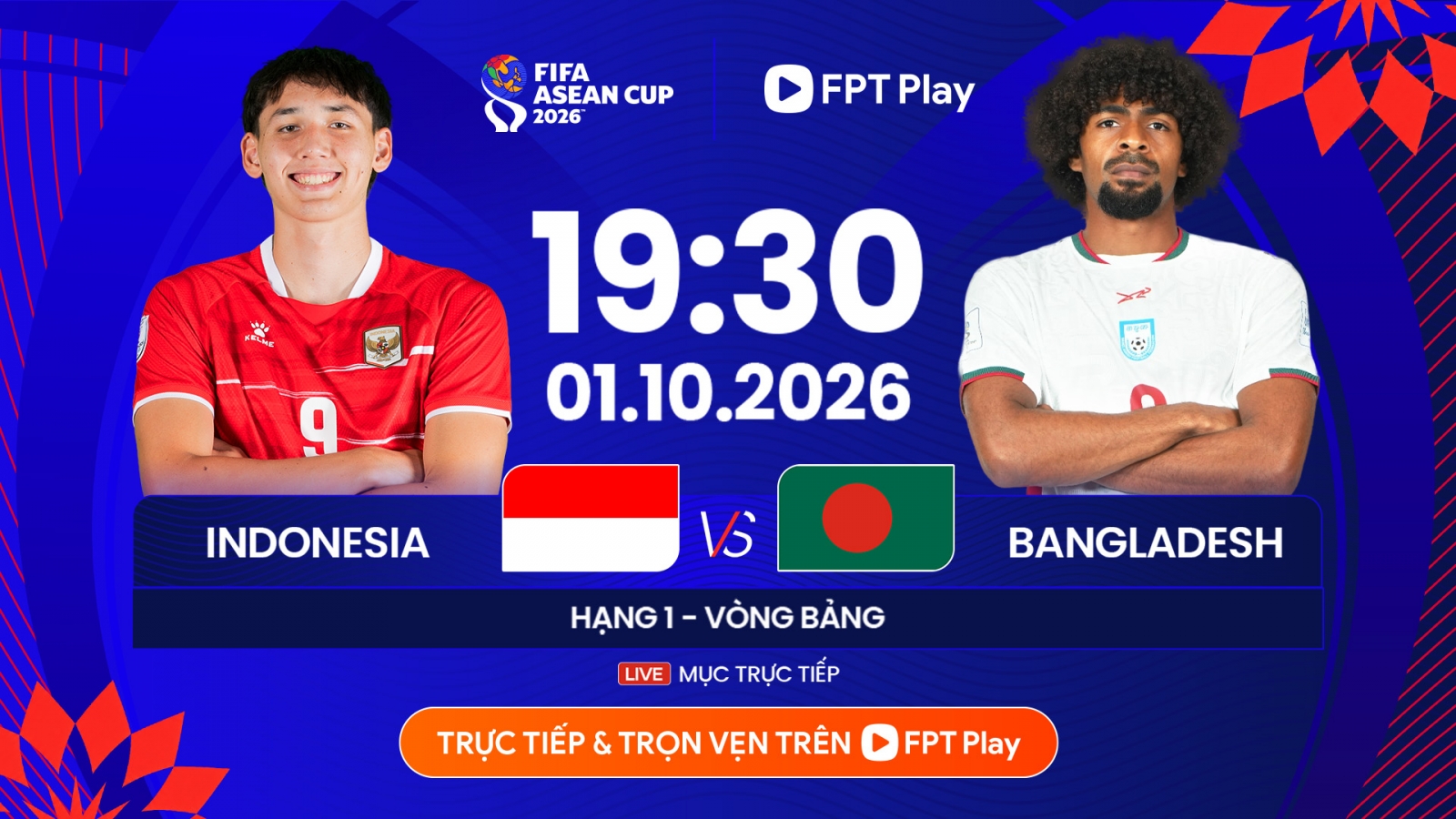 Lịch sử đối đầu Indonesia vs Bangladesh trước FIFA ASEAN Cup 2026