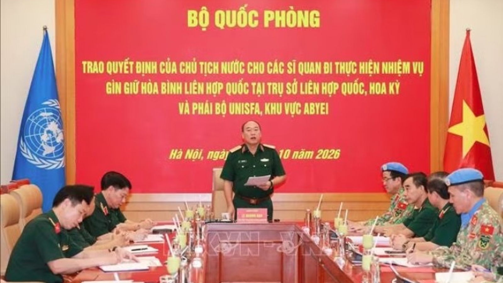 Two Vietnamese officers deployed as UN Headquarters experts