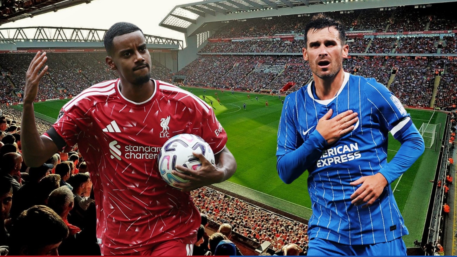 Dự đoán kết quả và đội hình ra sân trận Liverpool vs Brighton