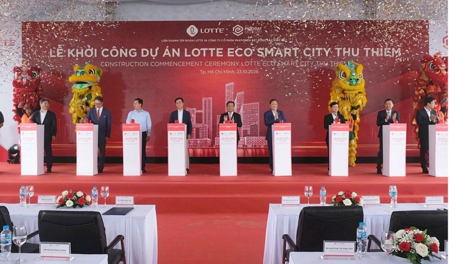 Lotte Eco Smart City breaks ground in HCM City’s Thu Thiem Area