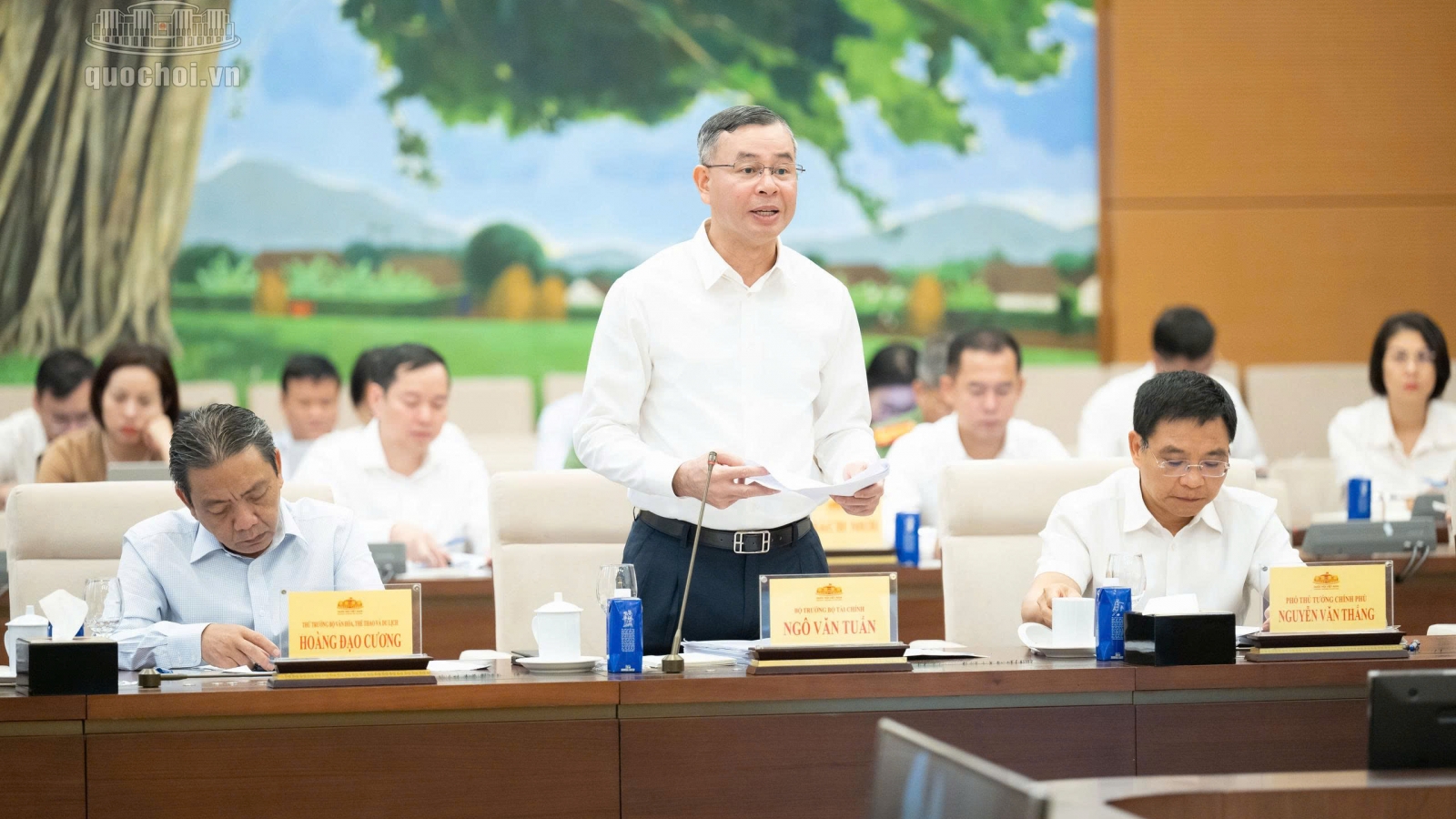 Ủy ban Thường vụ Quốc hội cho ý kiến về dự án Luật Ngân sách nhà nước (hợp nhất)
