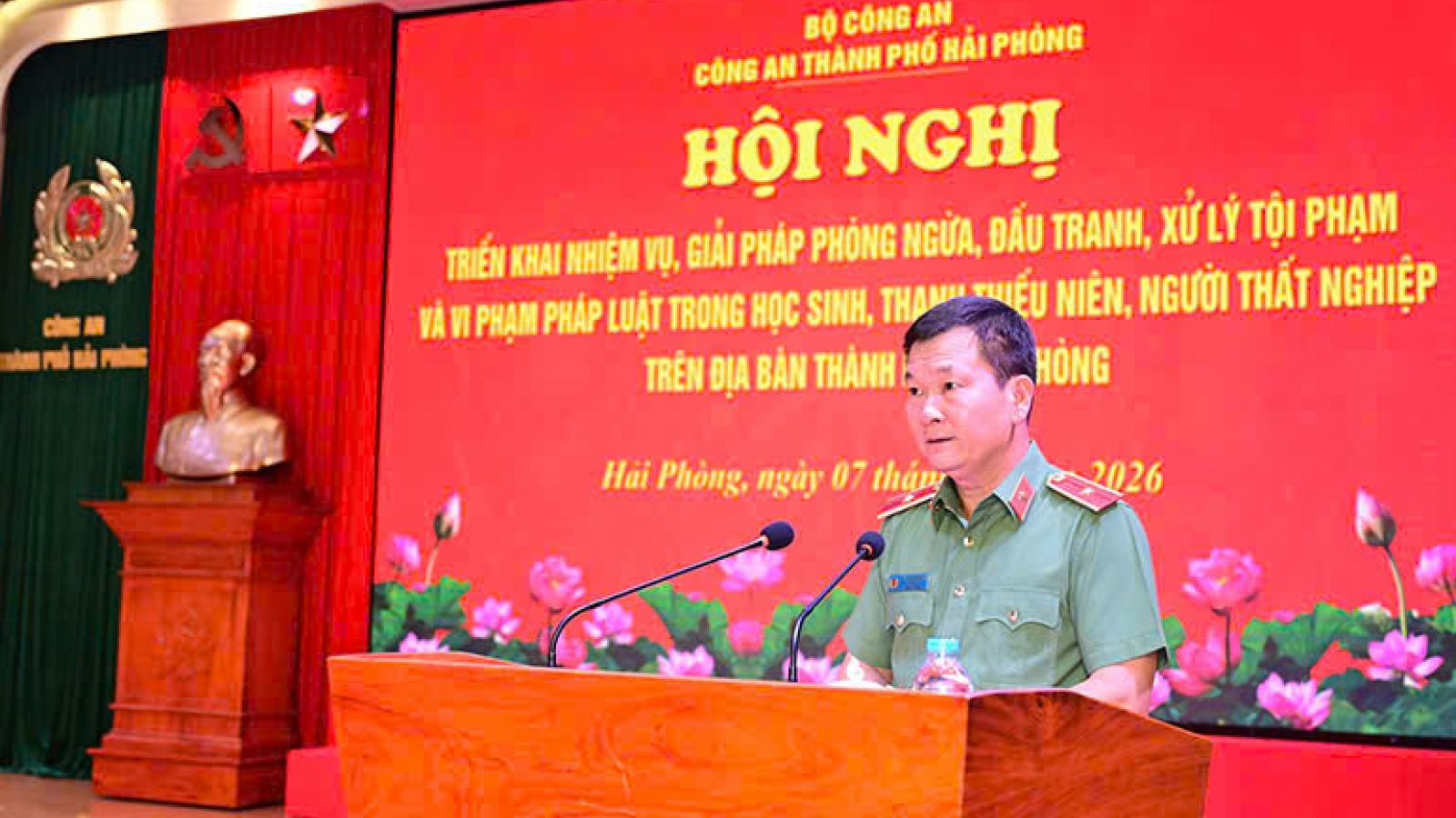 Chủ tịch Hải Phòng: Chủ động ngăn chặn các nguy cơ phát sinh tội phạm từ sớm