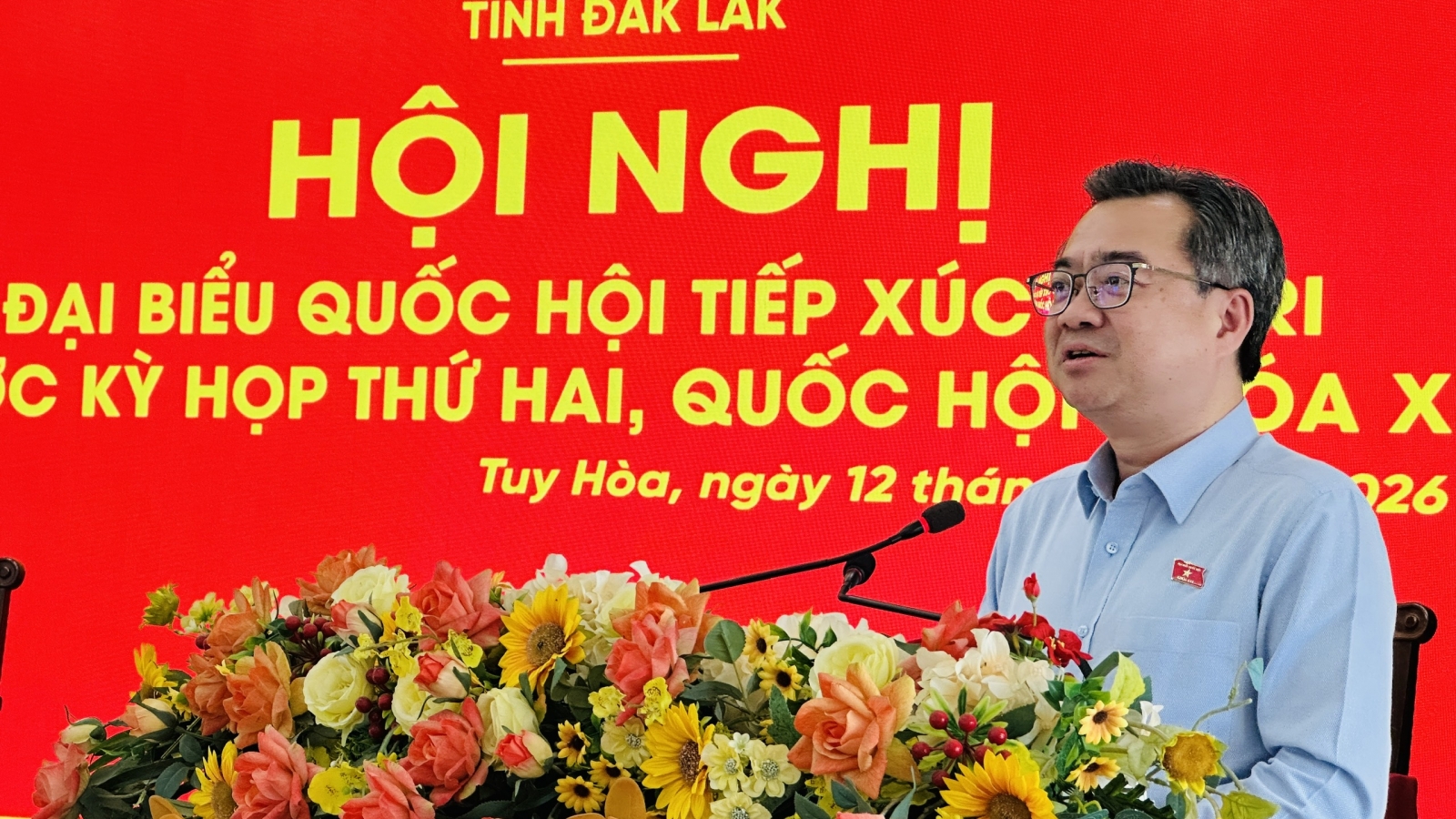 Trưởng Ban Chính sách, Chiến lược Trung ương tiếp xúc cử tri tại Đắk Lắk