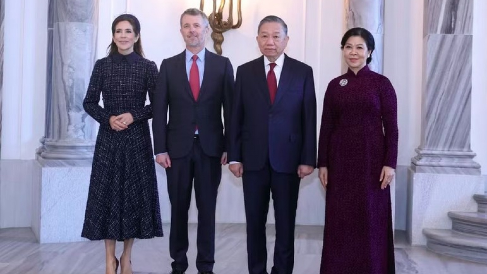 Top leader To Lam, Danish King laud growing Vietnam-Denmark relations