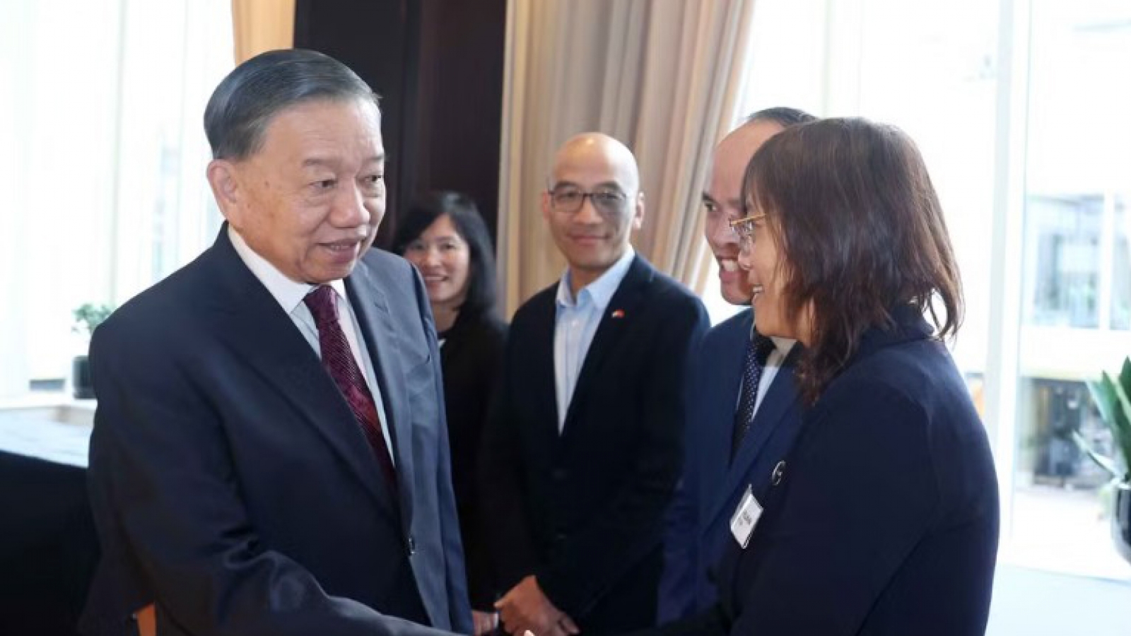 Top leader To Lam meets Vietnamese experts, intellectuals in Belgium, Luxembourg