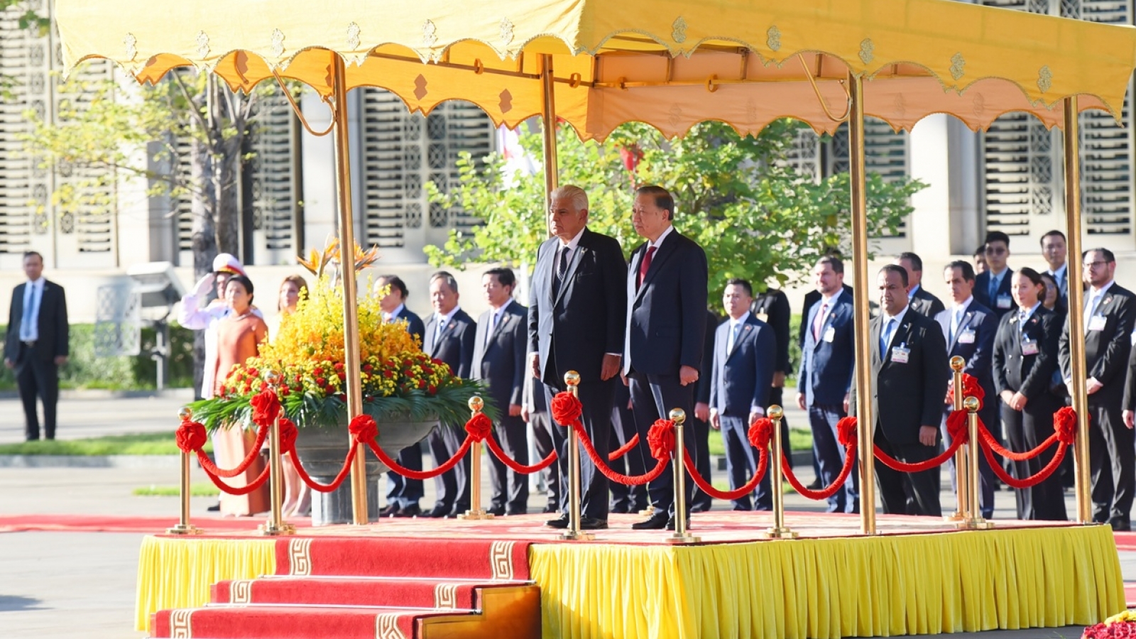 Tổng Bí thư, Chủ tịch nước Tô Lâm chủ trì lễ đón Tổng thống Cộng hòa Panama