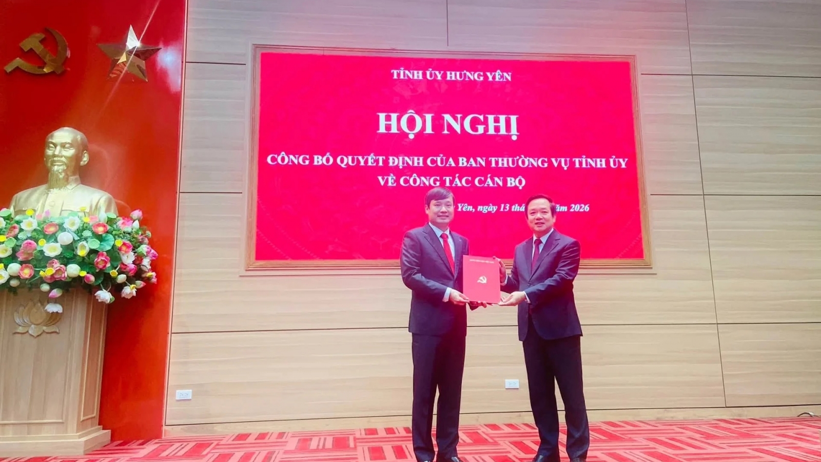 Chánh Văn phòng Tỉnh ủy Hưng Yên giữ chức Trưởng Ban Tuyên giáo Tỉnh ủy
