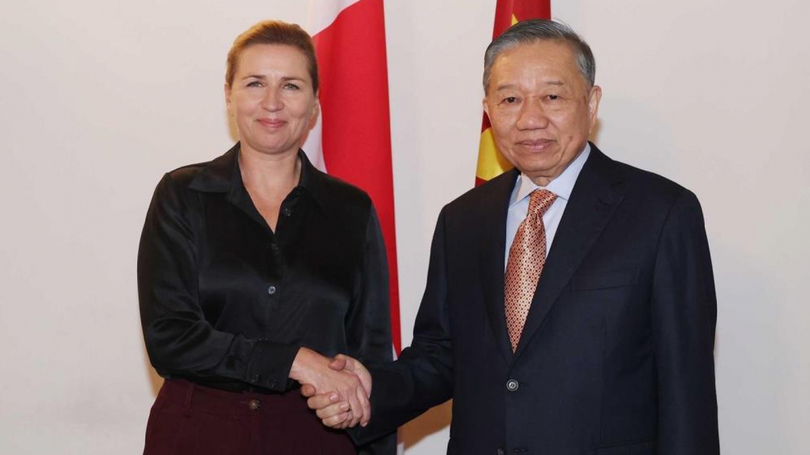 Tổng Bí thư, Chủ tịch nước Tô Lâm hội đàm với Thủ tướng Đan Mạch Mette Frederiksen