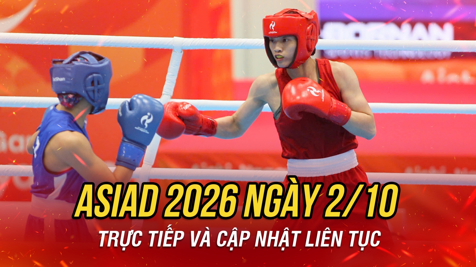 Trực tiếp ASIAD 2026 ngày thi đấu 2/10: Đoàn Việt Nam trước cơ hội giành thêm HCV