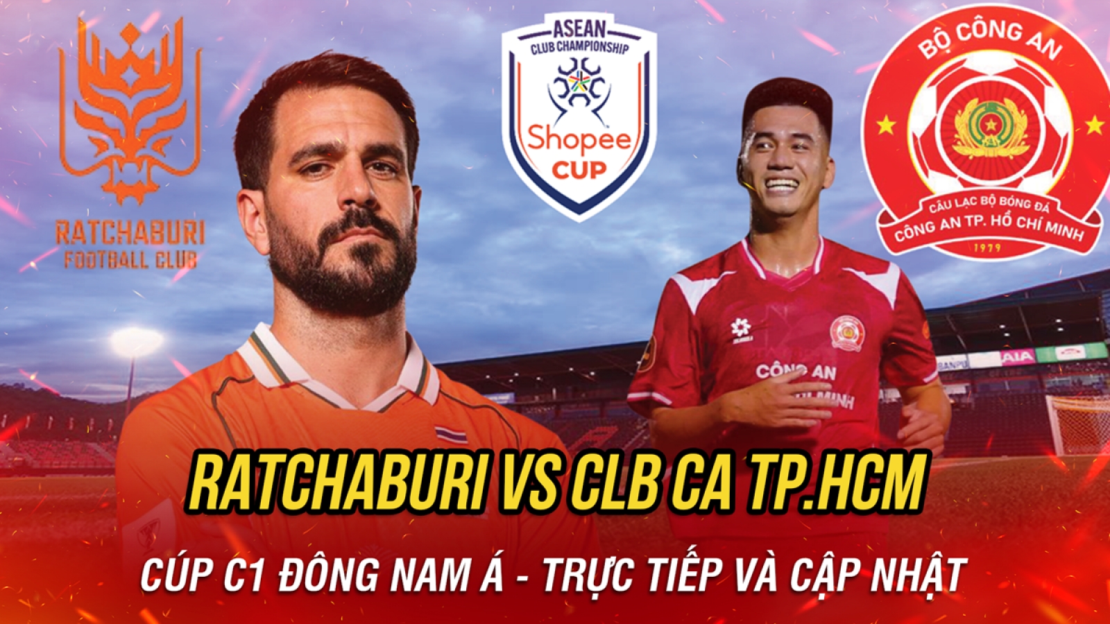 Trực tiếp Ratchaburi vs CLB CA TP.HCM vòng bảng Cúp C1 Đông Nam Á 2026/2027