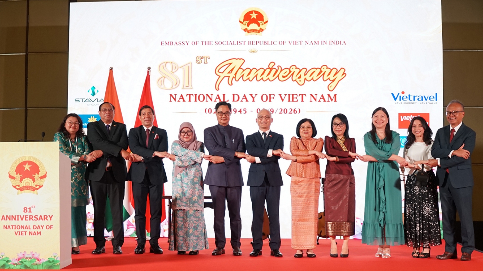 Đại sứ quán Việt Nam tại Ấn Độ tổ chức kỷ niệm 81 năm Quốc khánh Việt Nam