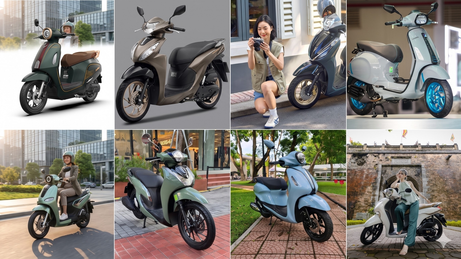 Những mẫu xe tay ga phù hợp với phụ nữ Việt Nam