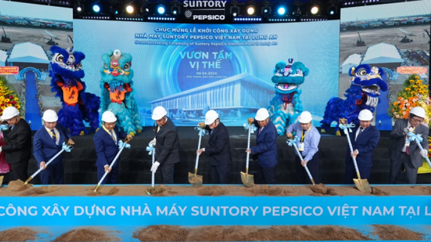 Suntory PepsiCo khởi công nhà máy ứng dụng công nghệ xanh