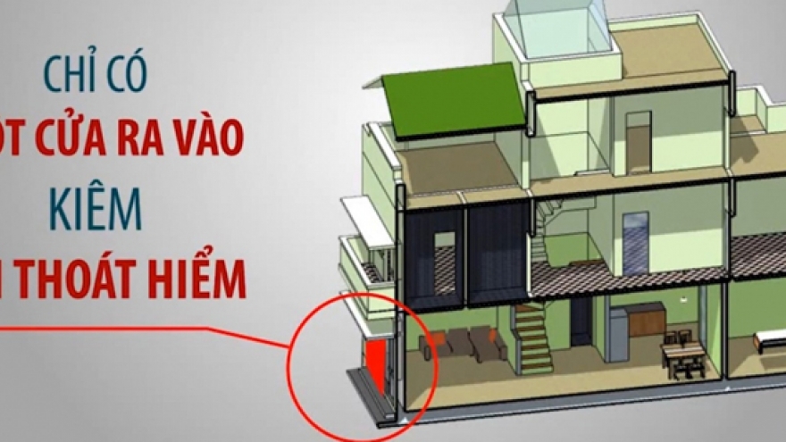Chưa có quy định về phòng cháy tại các công trình nhà ống đô thị dưới 6 tầng