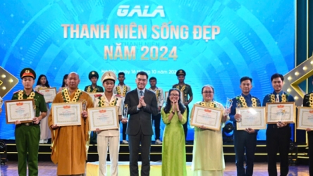 'Thanh niên sống đẹp' 2024: Lan tỏa tinh thần cống hiến hết mình vì cộng đồng