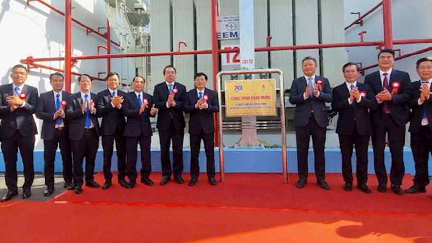 EVNHANOI tổ chức Lễ gắn biển công trình 'Xây dựng TBA 110kV Ngọc Thụy và nhánh rẽ'