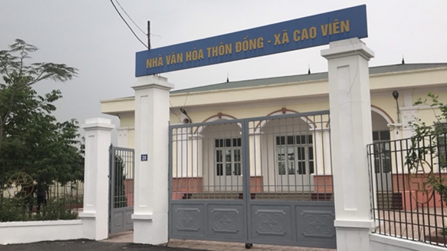 Xã Cao Viên, Thanh Oai, Hà Nội:  Nhà văn hóa thôn Đống bị hư hỏng do phá hoại!?