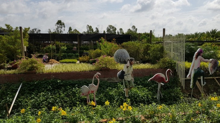 Sa Dec village, flower capital of the Mekong Delta