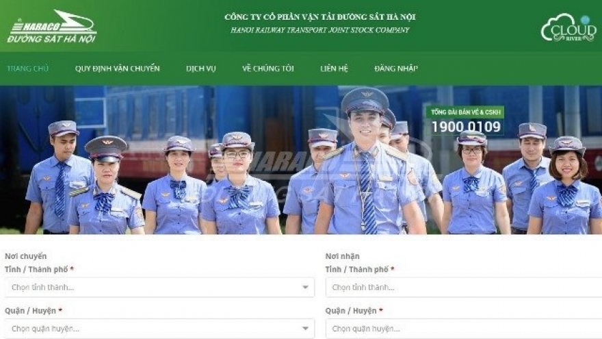 Hanoi Railway launches new “home-to-home” shipping service
