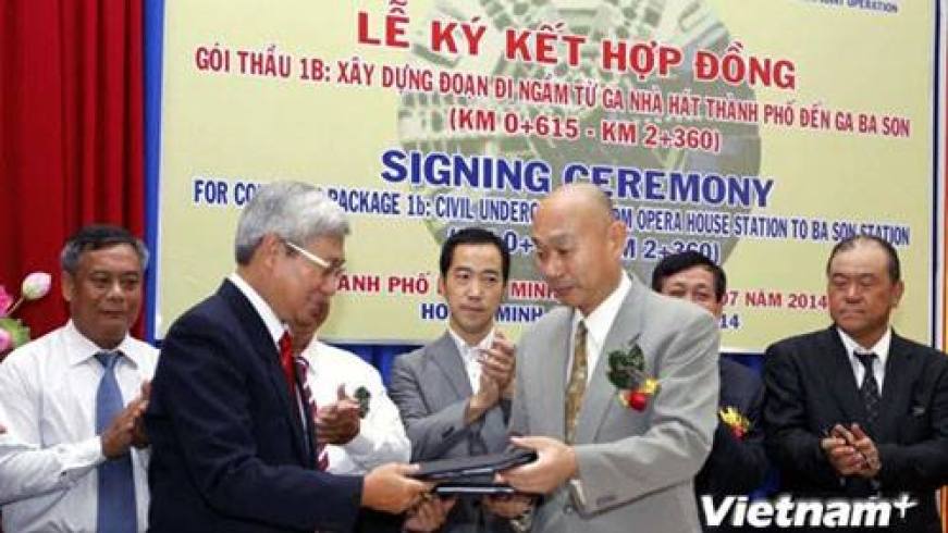 HCM City, Japan sign a metro contract