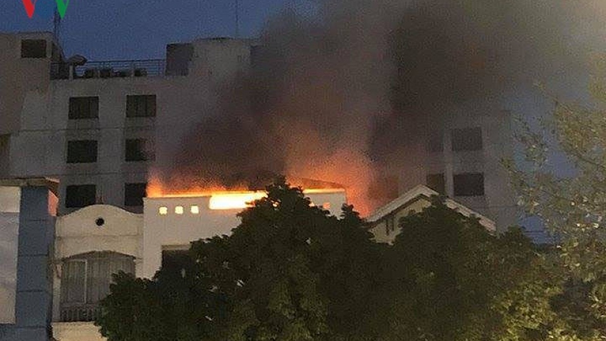 Fire destroys Moschino fashion shop in Hanoi