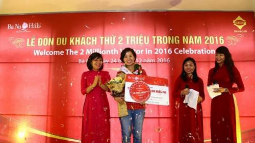 Danang: Ba Na Hills welcomes two-millionth tourist in 2016