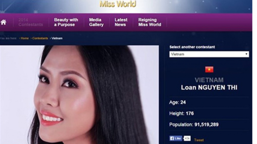 Vietnam contender for Miss World announced 