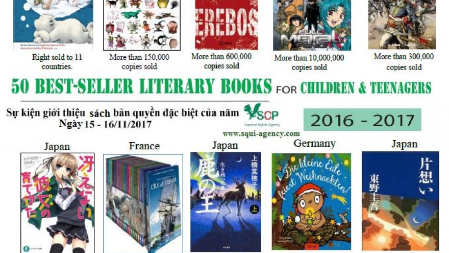 50 interesting books to be introduced at Hanoi Book Street 