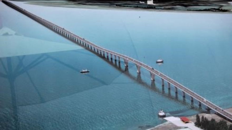 Southeast Asia’s longest cross-sea bridge close to completion