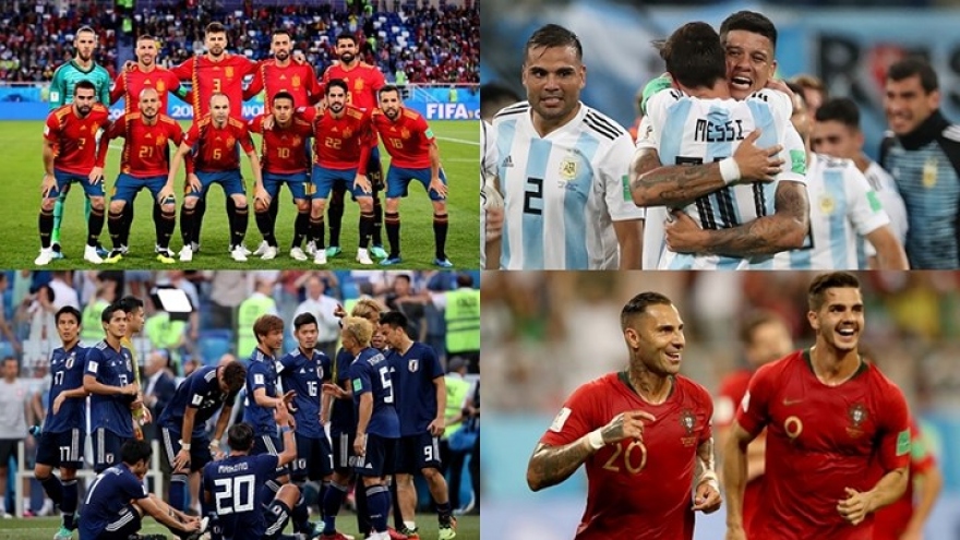 Teams through to last 16 of World Cup