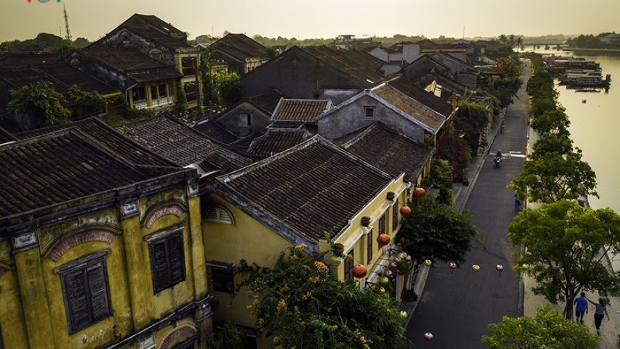 A bird's-eye view of Hoi An gives romantic outlook 