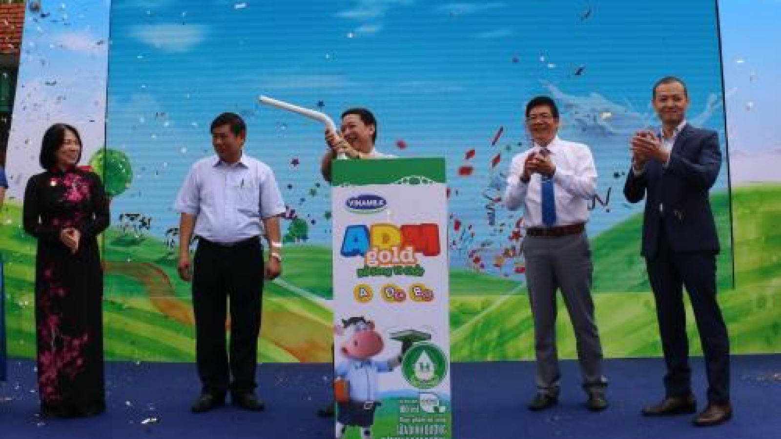 School milk programme launched nationwide