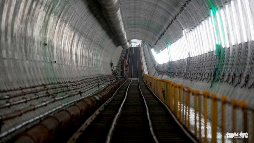 HCM City’s first metro tunnel nears completion
