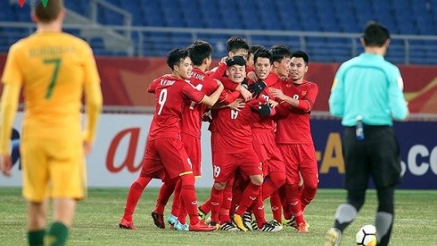 Vietnam men’s team climbs to 103rd place in FIFA world rankings