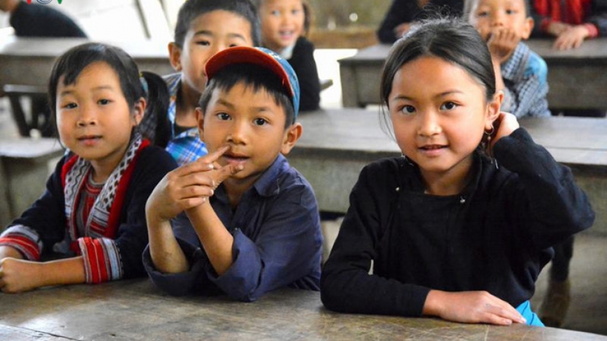 Peaceful childhood of children in Ha Giang