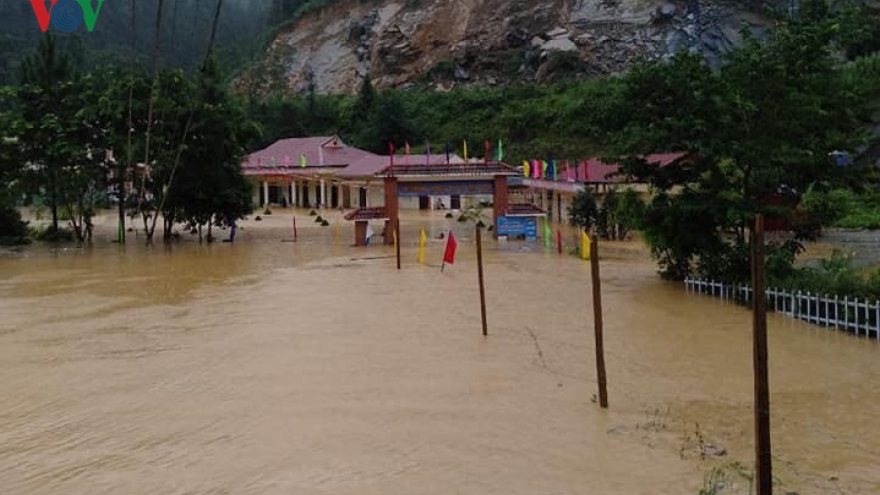 Torrential rains inundate areas across Lao Cai province