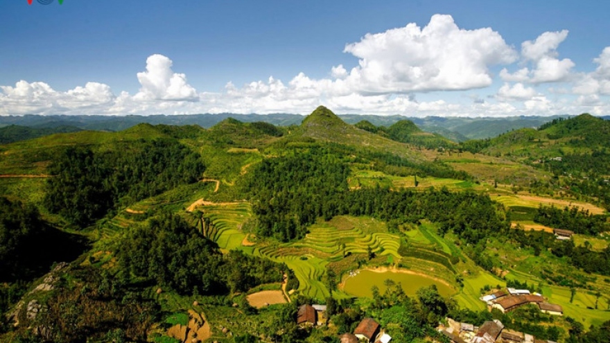 Spectacular view of natural landscapes in Ha Giang