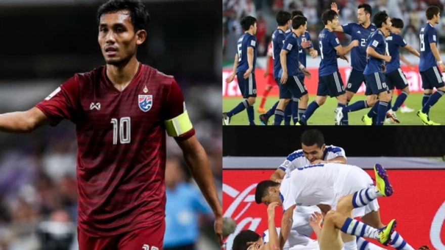 Thailand first Southeast Asian team through to Asian Cup knockout stages