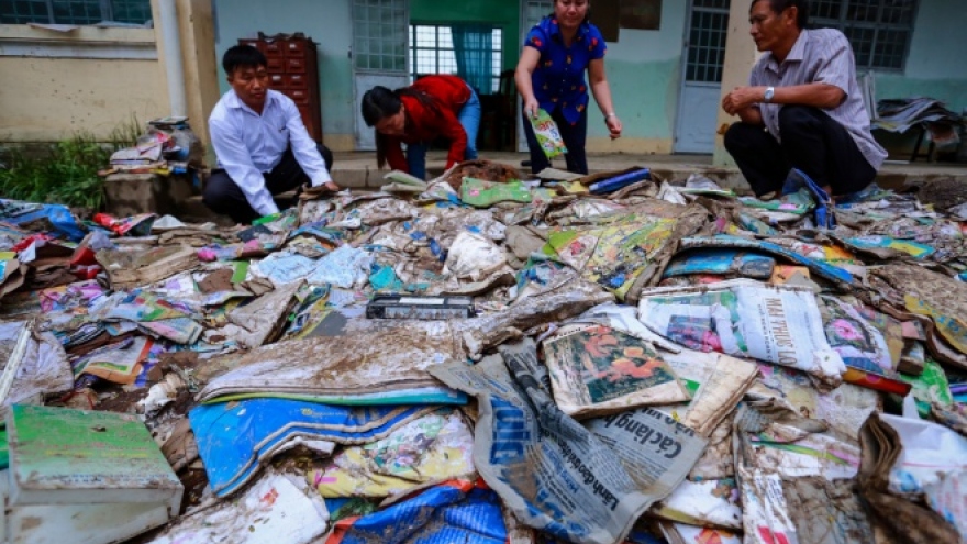 After the flood: Vietnamese schools rush to save books, classrooms