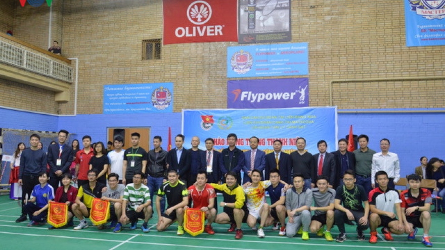 Vietnamese students in Moscow join Open Badminton Champs 