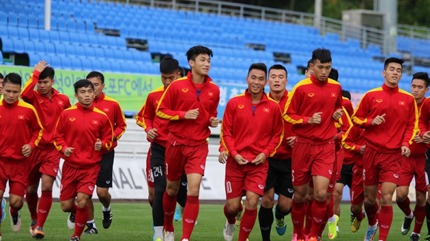 Vietnam U20 in close-door training before FIFA U20 World Cup