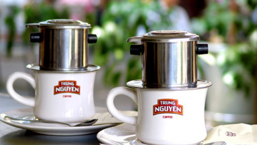 Vietnamese coffee brand on display at CAEXPO